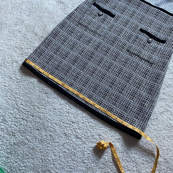 NWOT Karl Lagerfeld Casual Tweed Pencil Dress Size 10 - Picture 13 of 14